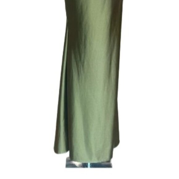 NEW LONG FORMAL SLEEVELESS SHEATH SOLID PROM DRESS W/ GATHERED WAISTLINE TC D601 - Picture 9 of 9